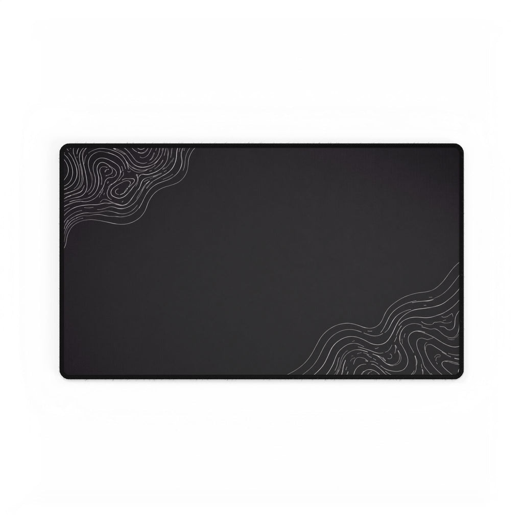 Minimal Charcoal desk mat in a medium rectangular format, shown flat on a white background.