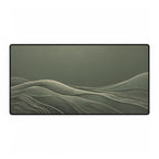 Printify preview: Sage Horizon desk mat, 31.5 × 15.5 inches, flat on a white background.