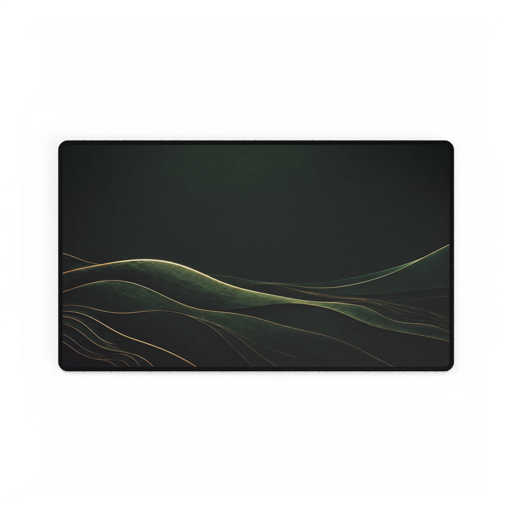 Printify preview: Forest Horizon desk mat, 23.6 × 13.8 inches, flat on a white background.