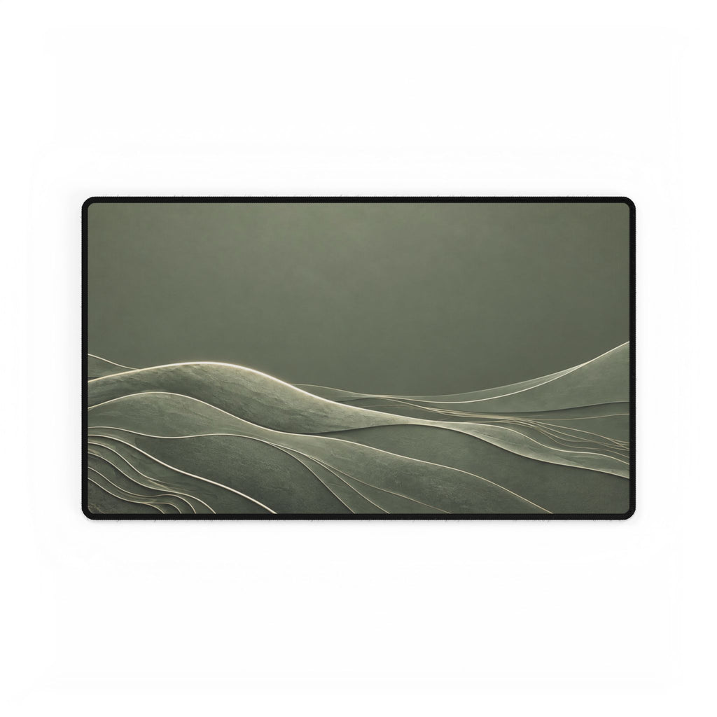 Printify preview: Sage Horizon desk mat, 23.6 × 13.8 inches, flat on a white background.