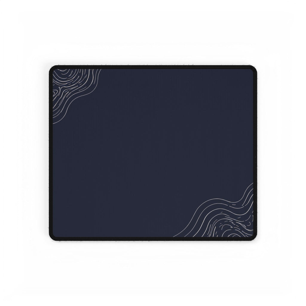 Minimal Navy desk mat in a compact format, shown flat on a white background.