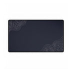 Minimal Navy desk mat in a medium rectangular format, shown flat on a white background.