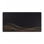 Printify preview: Obsidian Interference desk mat, 31.5 × 15.5 inches, flat on a white background.