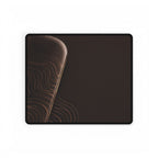 Printify preview: Espresso Optic desk mat, 14.4 × 12.1 inches, flat on a white background.