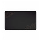 Minimal Black desk mat in a medium rectangular format, shown flat on a white background.