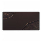 Printify preview: Espresso Cutaway desk mat, 31.5 × 15.5 inches, flat on a white background.