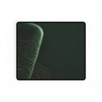 Printify preview: Forest Optic desk mat, 14.4 × 12.1 inches, flat on a white background.