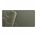 Printify preview: Sage Optic desk mat, 31.5 × 15.5 inches, flat on a white background.