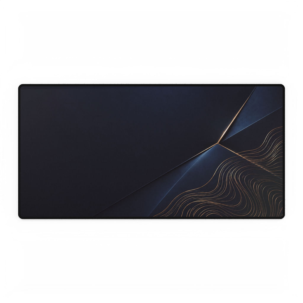 Printify preview: Navy Facet, 31.5 × 15.5 inches, on a white background.