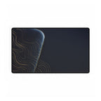 Printify preview: Navy Optic desk mat, 23.6 × 13.8 inches, flat on a white background.