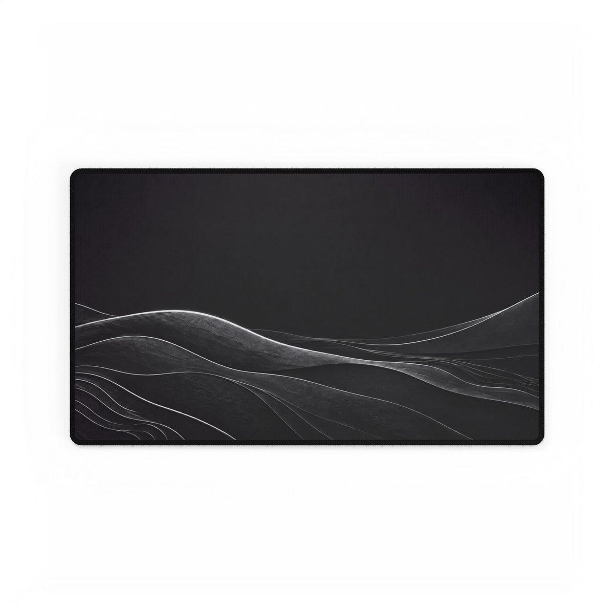 Printify preview: Charcoal Horizon desk mat, 23.6 × 13.8 inches, flat on a white background.