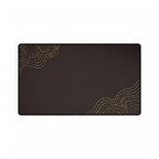 Minimal Chocolate desk mat in a medium rectangular format, shown flat on a white background.