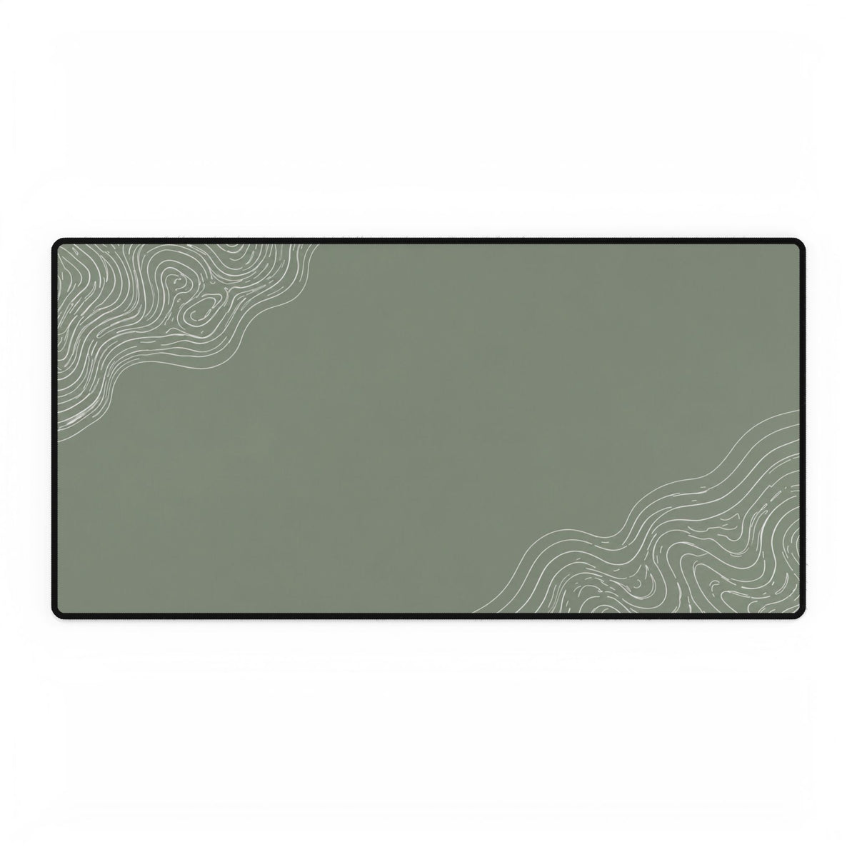 Minimal Green desk mat in a large rectangular format, shown flat on a white background.