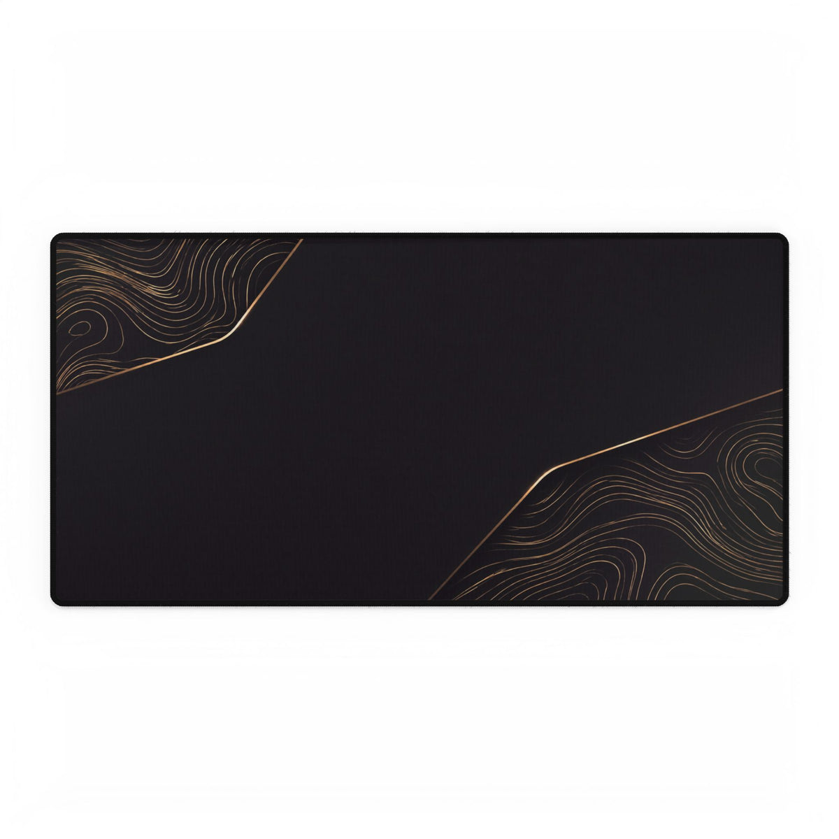 Printify preview: Obsidian Cutaway desk mat, 31.5 × 15.5 inches, flat on a white background.
