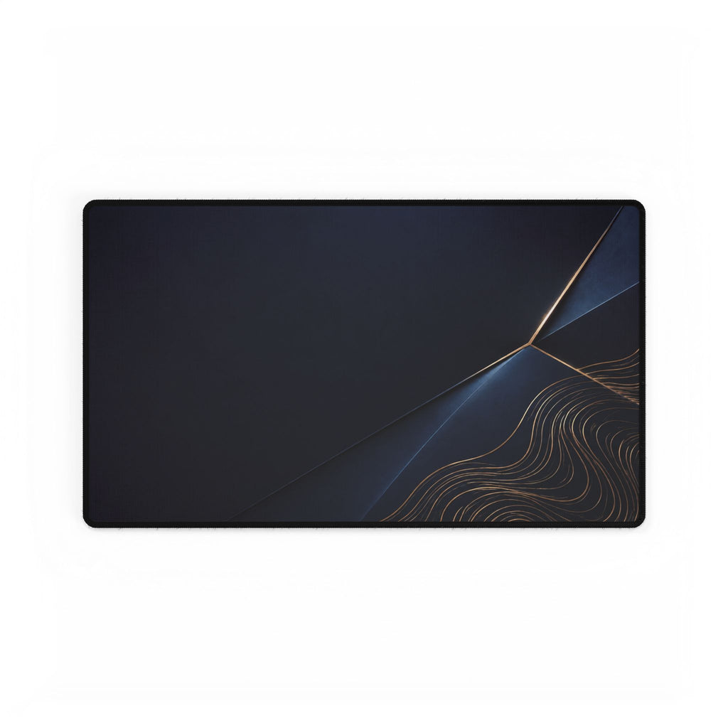Printify preview: Navy Facet, 23.6 × 13.8 inches, on a white background.