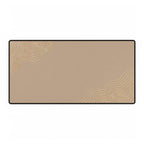 Minimal Beige desk mat in a large rectangular format, shown flat on a white background.