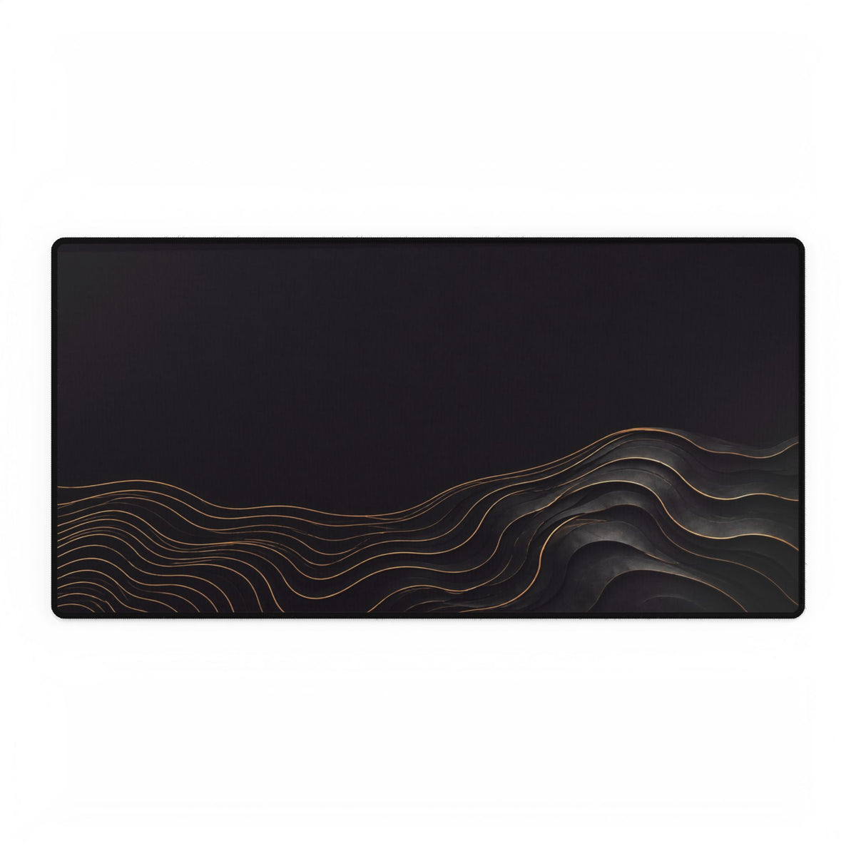 Printify preview: Obsidian Evolution desk mat, 31.5 × 15.5 inches, flat on a white background.