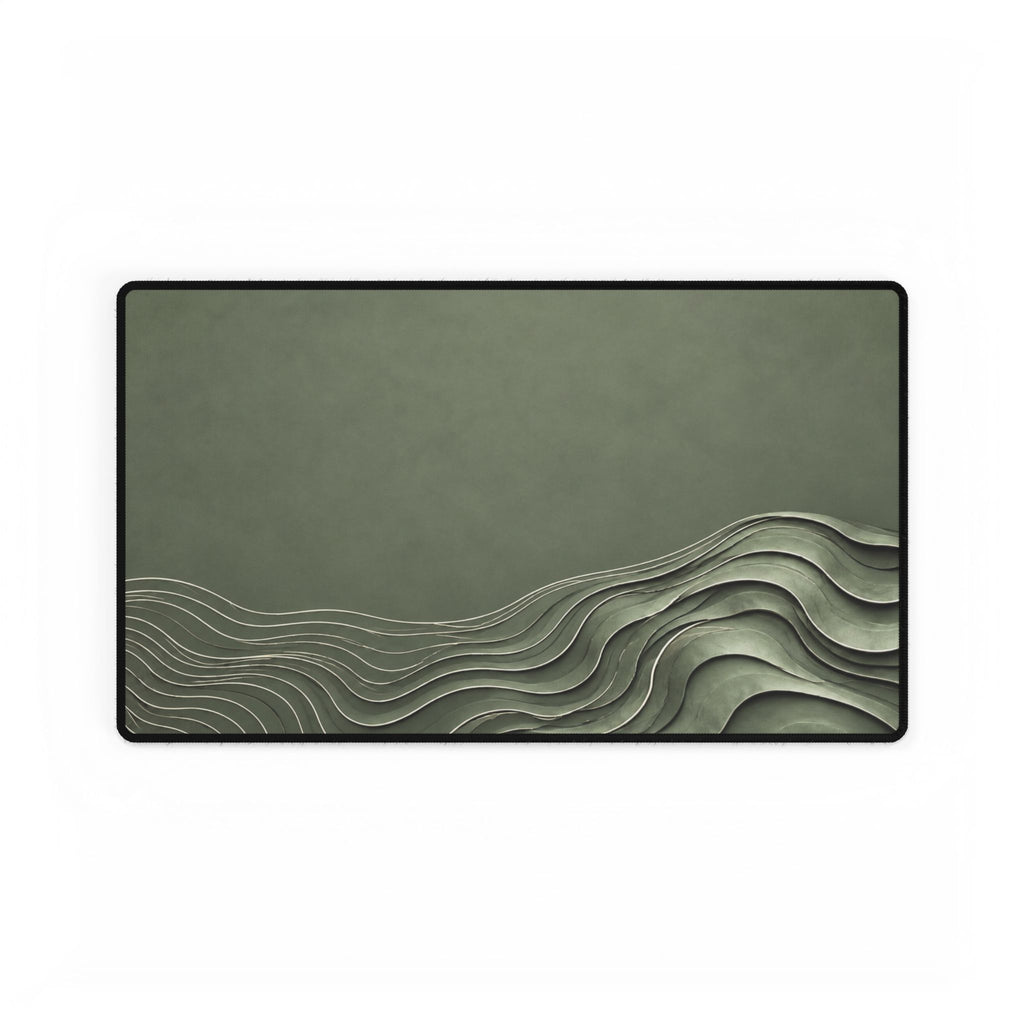 Printify preview: Sage Evolution desk mat, 23.6 × 13.8 inches, flat on a white background.