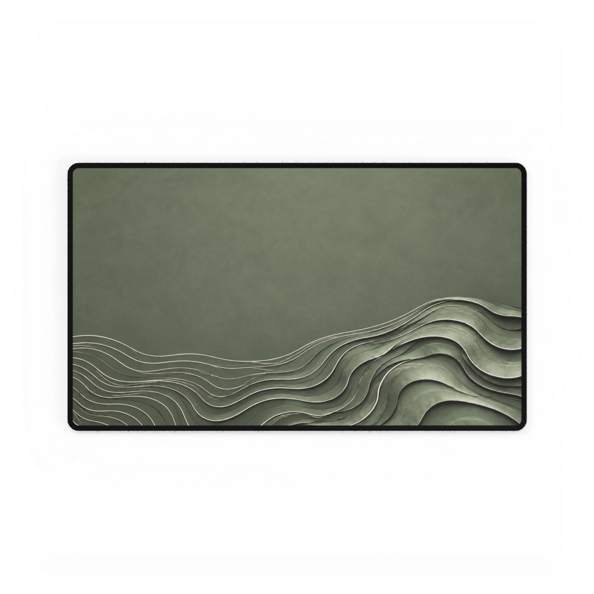 Printify preview: Sage Evolution desk mat, 23.6 × 13.8 inches, flat on a white background.