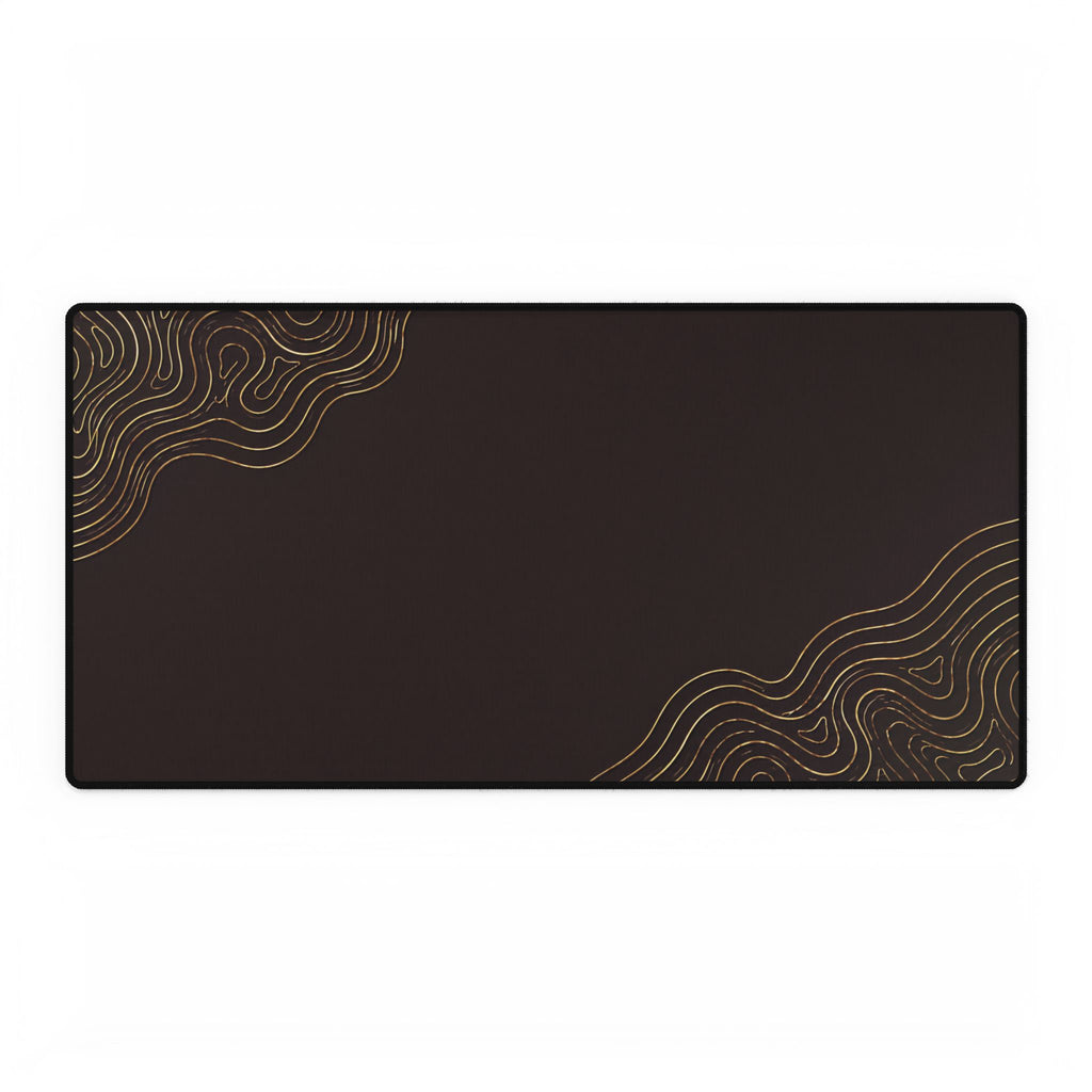 Minimal Chocolate desk mat in a large rectangular format, shown flat on a white background.