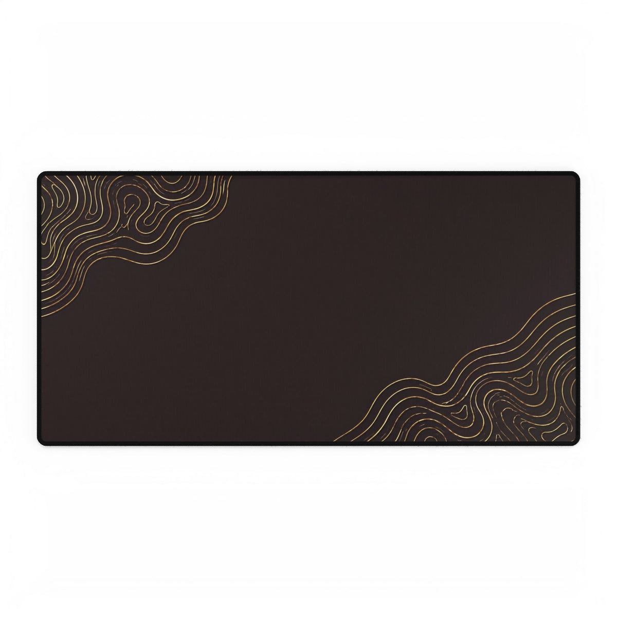 Minimal Chocolate desk mat in a large rectangular format, shown flat on a white background.