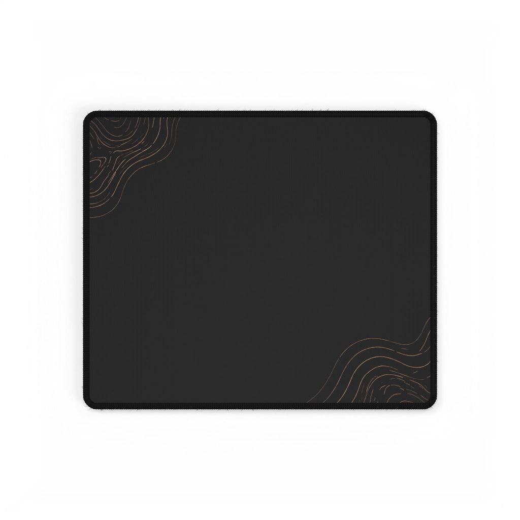 Minimal Black desk mat in a compact format, shown flat on a white background.