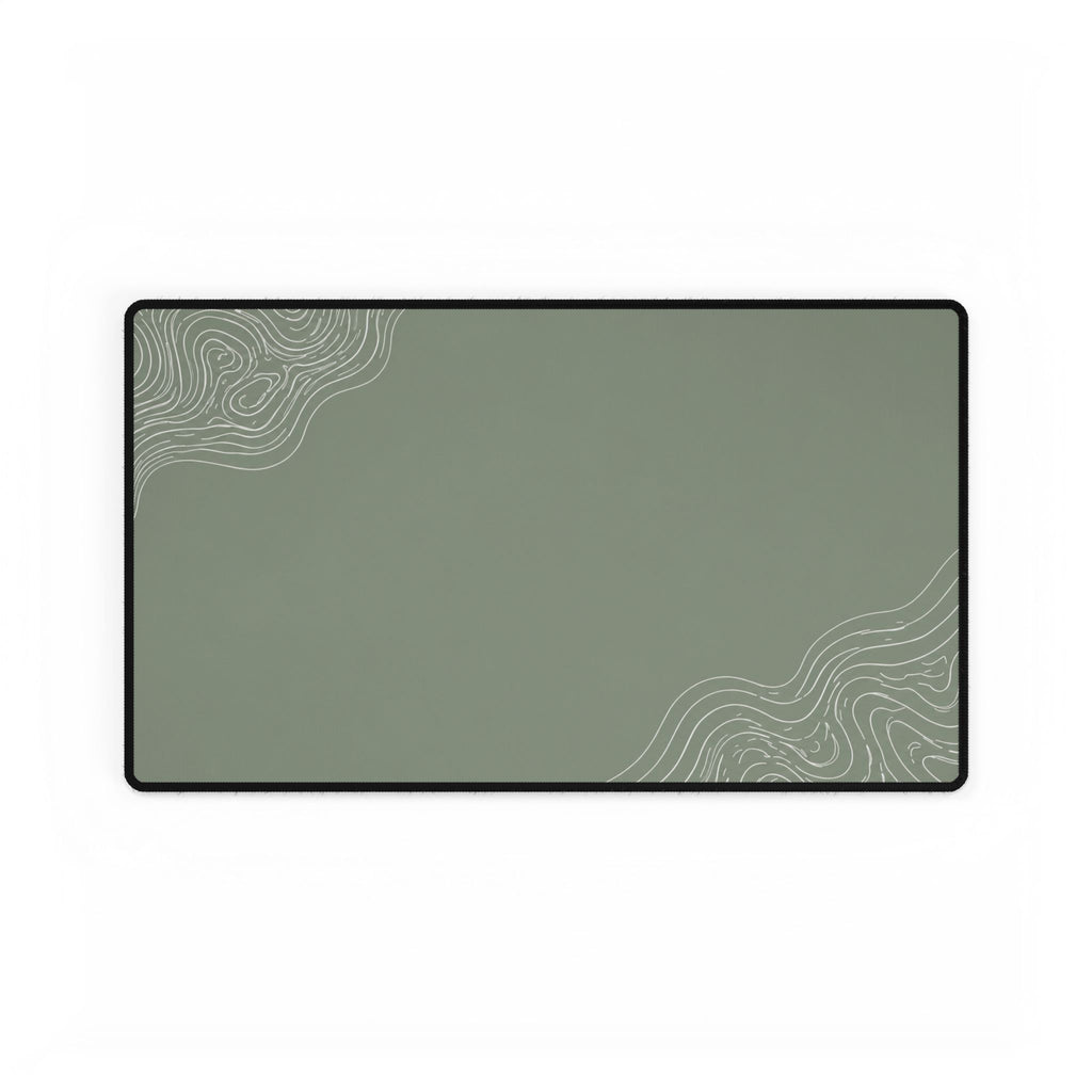Minimal Green desk mat in a medium rectangular format, shown flat on a white background.