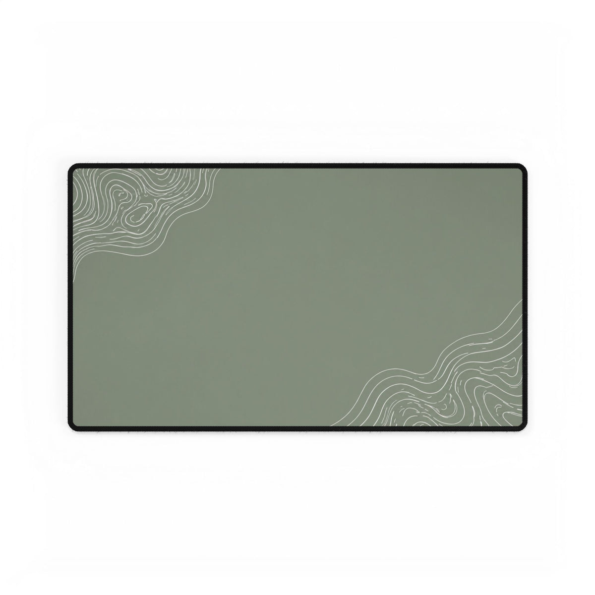 Minimal Green desk mat in a medium rectangular format, shown flat on a white background.
