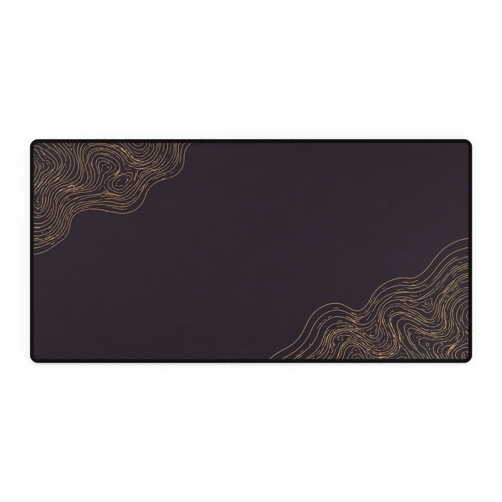Printify preview: Minimal Aubergine Gold, 31.5 × 15.5 inches, on a white background.