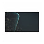 Printify preview: Teal Optic desk mat, 23.6 × 13.8 inches, flat on a white background.