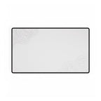 Minimal White desk mat in a medium rectangular format, shown flat on a white background.