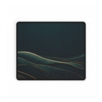 Printify preview: Teal Horizon desk mat, 14.4 × 12.1 inches, flat on a white background.