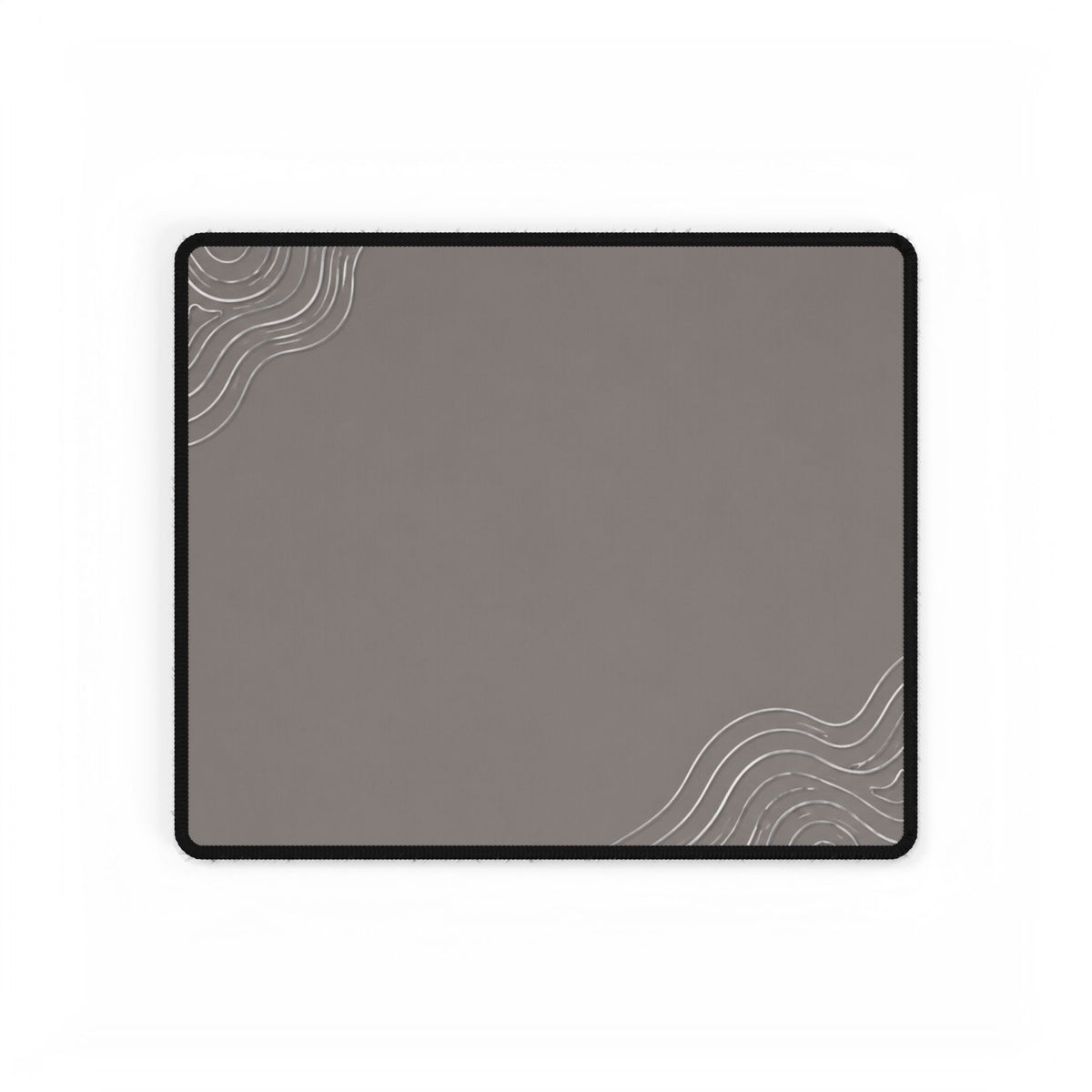 Minimal Stone Grey desk mat in a compact format, shown flat on a white background.