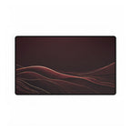 Printify preview: Burgundy Horizon desk mat, 23.6 × 13.8 inches, flat on a white background.