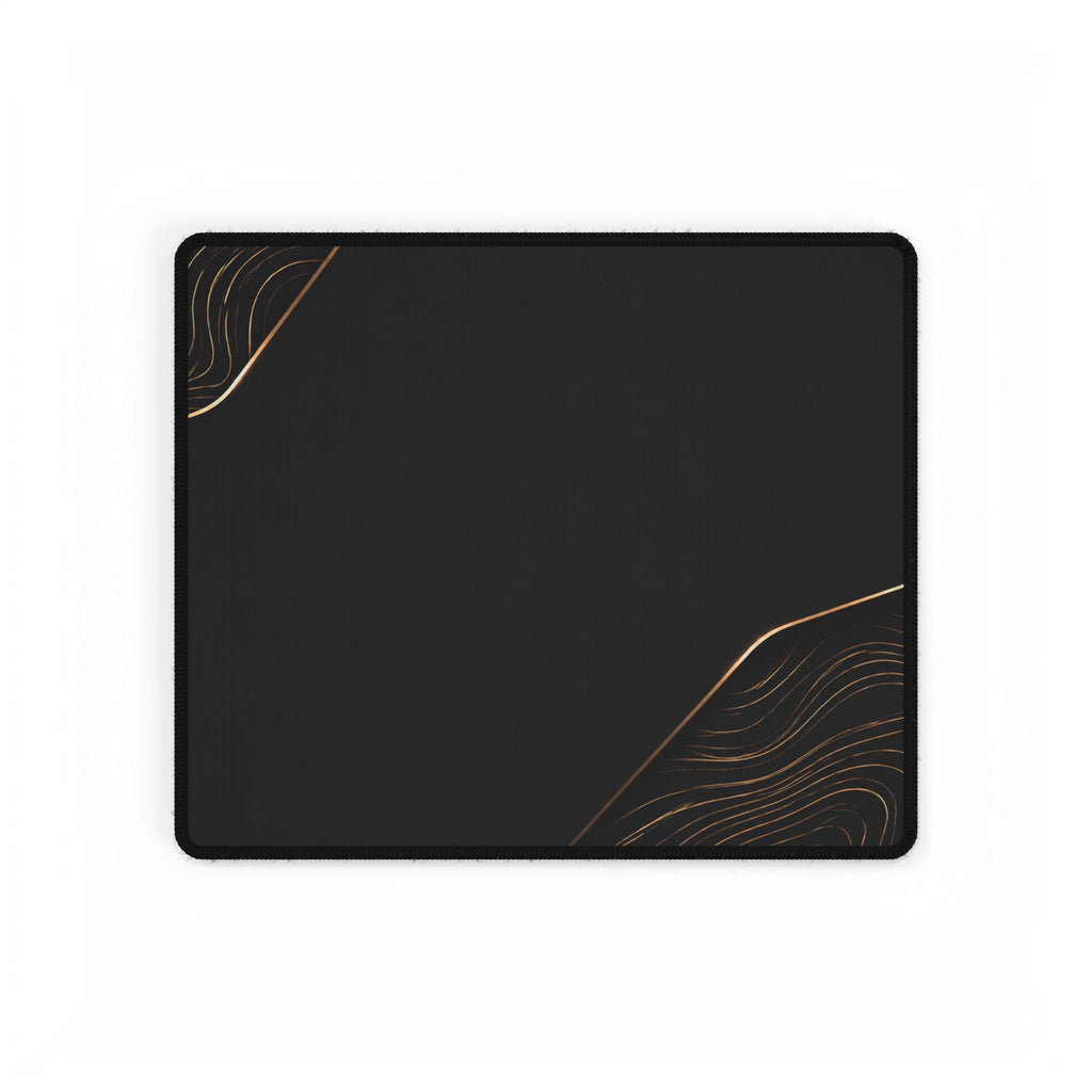 Printify preview: Obsidian Cutaway desk mat, 14.4 × 12.1 inches, flat on a white background.