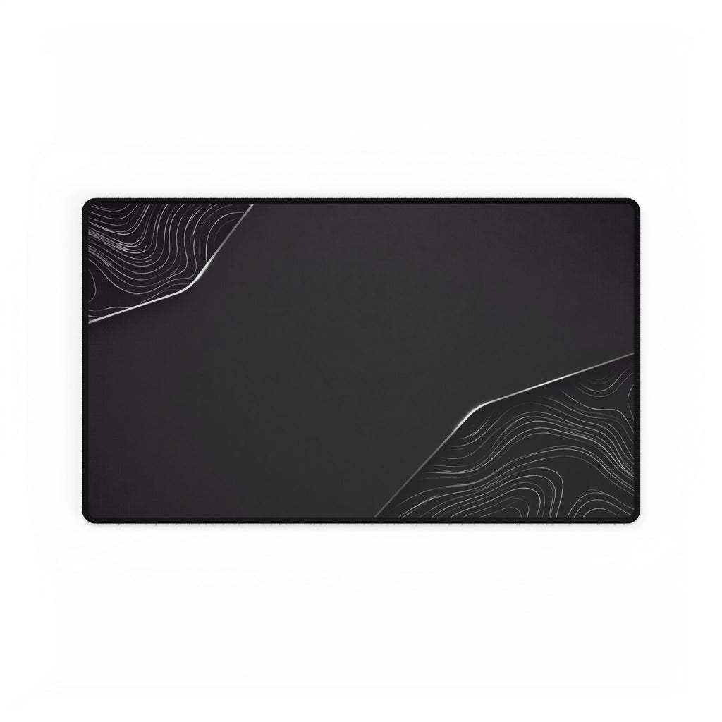 Printify preview: Charcoal Cutaway desk mat, 23.6 × 13.8 inches, flat on a white background.