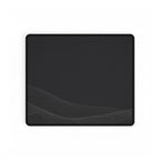 Printify preview: Graphite Interference desk mat, 14.4 × 12.1 inches, flat on a white background.