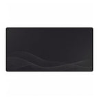 Printify preview: Graphite Interference desk mat, 31.5 × 15.5 inches, flat on a white background.