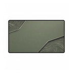 Printify preview: Sage Cutaway desk mat, 23.6 × 13.8 inches, flat on a white background.