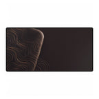 Printify preview: Espresso Optic desk mat, 31.5 × 15.5 inches, flat on a white background.