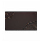 Printify preview: Espresso Cutaway desk mat, 23.6 × 13.8 inches, flat on a white background.