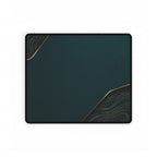 Printify preview: Teal Cutaway desk mat, 14.4 × 12.1 inches, flat on a white background.