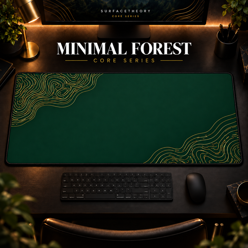 Minimal Forest Desk Mat